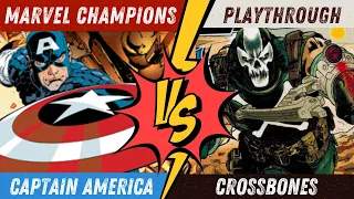 Captain America Vs Crossbones | Deck by @DecksFactory | Marvel Champions Playthrough