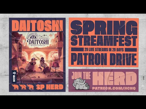 Daitoshi - 3p Teaching, Play-through, & Roundtable Discussion by Heavy Cardboard