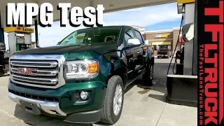 2016 GMC Canyon Duramax Diesel MPG Review: And the Most Fuel Efficient Truck in the U.S. is...