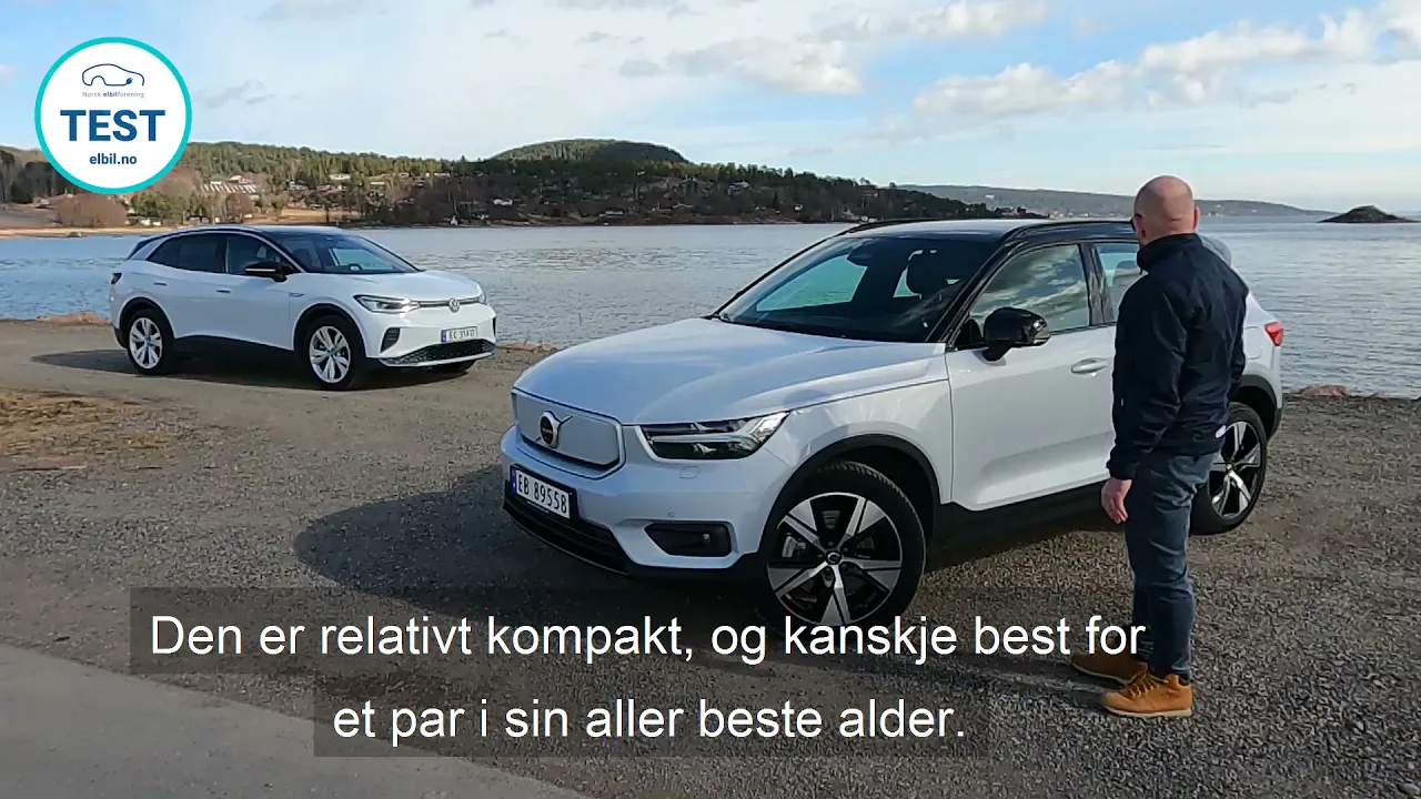 Duell VW ID 4 testes mot Volvo XC40