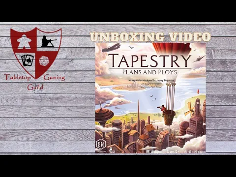 Tapestry: Plans and Ploys Board Game Unboxing