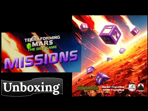 Terraforming Mars: The Dice Game – Missions: Unboxing