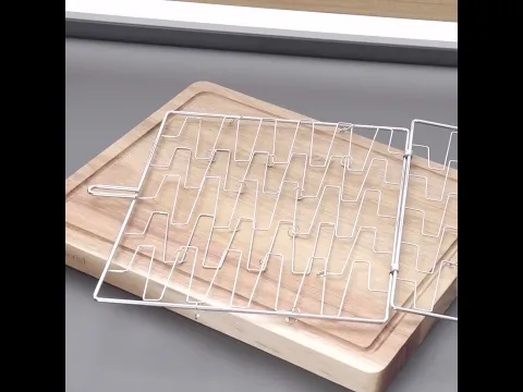 Grelha para Churrasqueira em Aço Inox 30x26cm Naterial