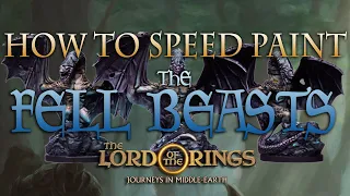 How to Paint the Fell Beasts from The Lord of the Rings: Journeys in Middle-earth
