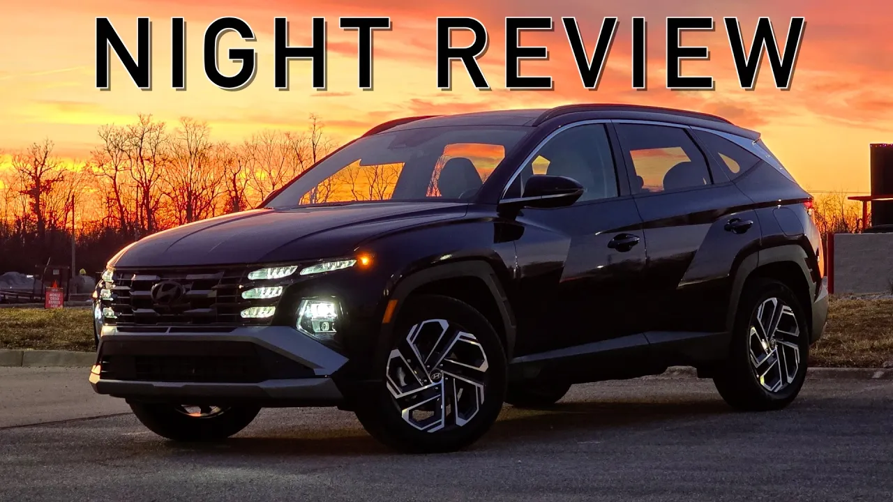 How's the Lighting?? -- 2025 Hyundai Tucson Limited at NIGHT! (Headlights, Exterior & Interior)
