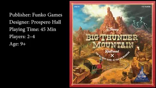 Disney Big Thunder Mountain Railroad