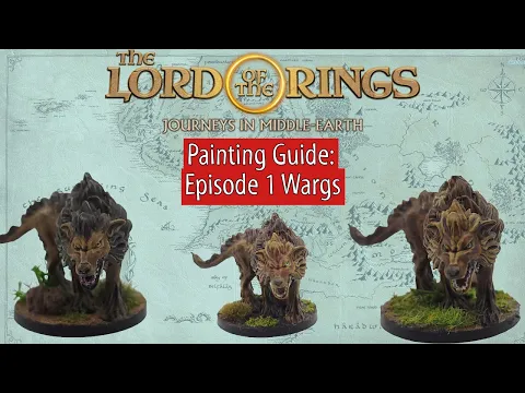 Guide to painting the Wargs with Army Painter Speed paints and Acrylic paints.