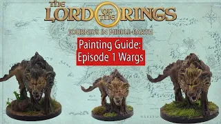 Guide to painting the Wargs with Army Painter Speed paints and Acrylic paints.