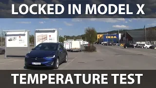 Locked in hot Model X test