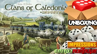 Clans of Caledonia Industria - Unboxing & Impressions by Epitrapaizoume.gr