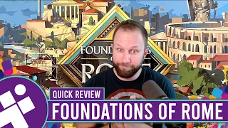 Quick Review of Foundations of Rome