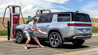 Rivian R1S 70-MPH Highway Range Test! Gen 1 Dual-Motor Max Pack