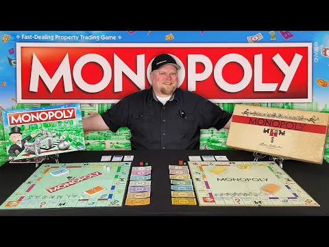 The Evolution of Monopoly - Retro Board Game Review - Parker Brothers (1952) vs. Hasbro (2021)