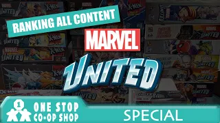 Marvel United | Ranking All Content (S1 & S2) | One Stop Co-op Shop Streamed
