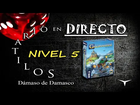 🔴Partida Niebla en CARCASSONNE🔴NIVEL 5 #DirectoConDD #solitario