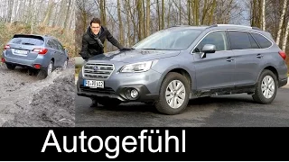 Subaru Outback FULL REVIEW test driven onroad/offroad 2.5i N/A 2016/2017 neu new - Autogefühl