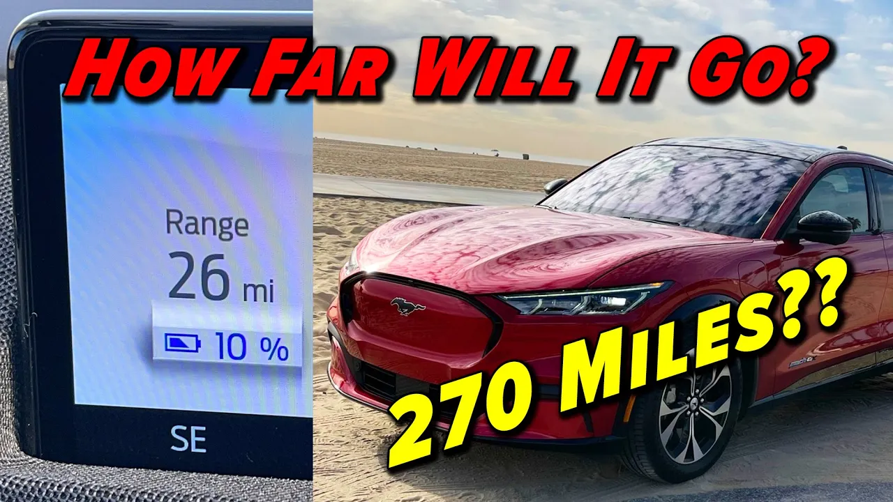 Can It Go 270? | 2021 Ford Mustang Mach-E Range Test
