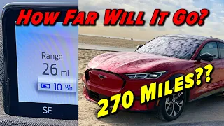 Can It Go 270? | 2021 Ford Mustang Mach-E Range Test