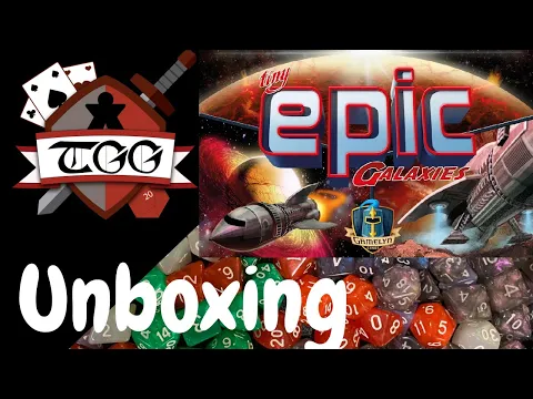 Tiny Epic Galaxies Board Game Unboxing