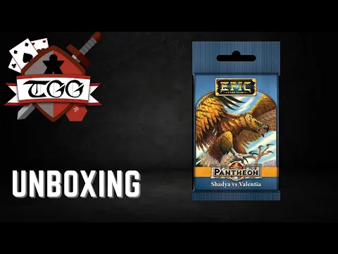Epic Card Game: Pantheon – Shadya vs Valentia Unboxing