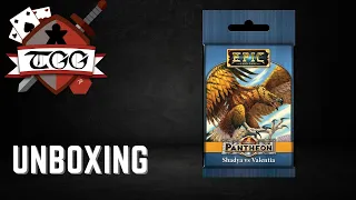 Epic Card Game: Pantheon – Shadya vs Valentia Unboxing