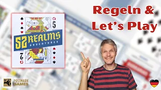 ️ 52 Realms ️ - Spielregeln & Let's Play - Postmark Games