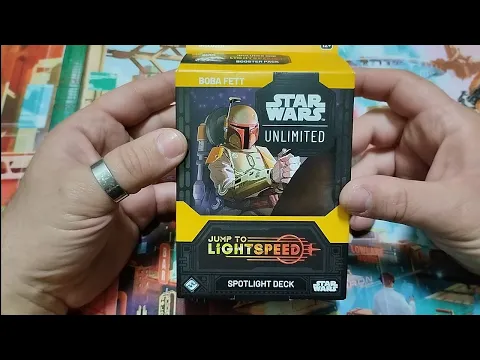Star Wars Unlimited - Jump To Lightspeed - Boba Fett - Spotlight Deck Unboxing