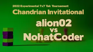 2022 Chandrian Invitational Tak Tournament - alion02 vs NohatCoder