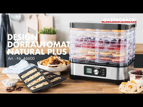 Video zu Gastroback Design Dörrautomat Natural Plus 46600