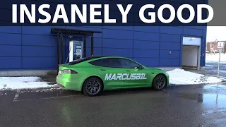 Tesla Model S Plaid range test