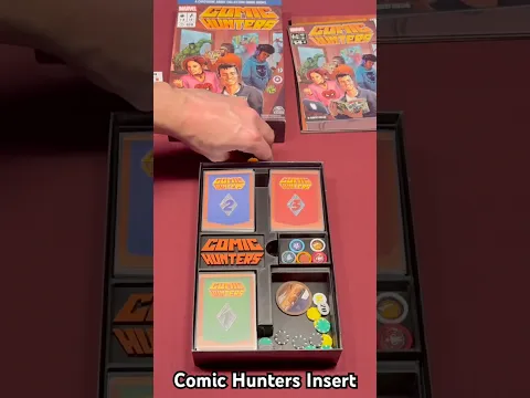 Comic Hunters Insert Reboxing #insert #organizer #reboxing #boardgames #comichunters
