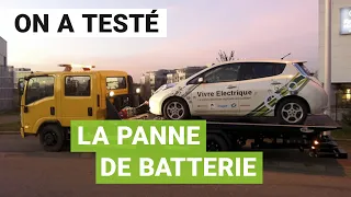 On a testé la PANNE de batterie en voiture électrique (Nissan Leaf)