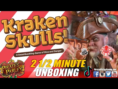 Kraken Skulls 2 1/2 minute UNBOXING!