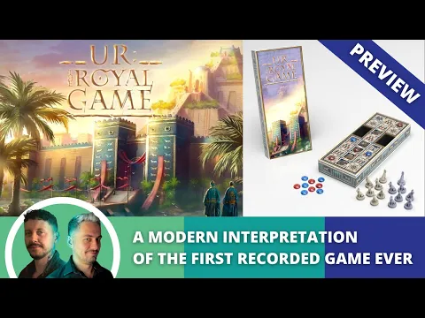 Ur The Royal Game: Prototype Preview. A modern interpretation of the first recorded game ever.