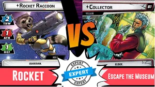 Marvel Champions | Rocket Raccoon | Escape The Museum | Solo | Justice | Guardians Vol 3 | Expert