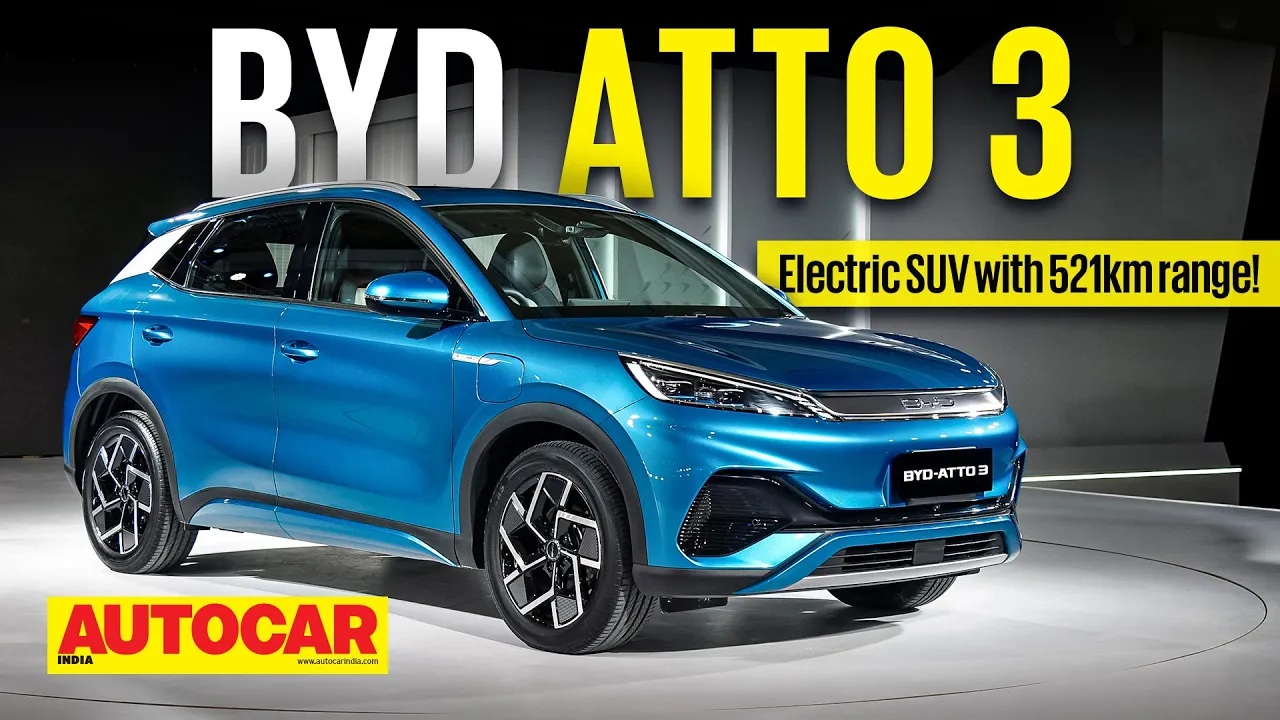 2022 BYD Atto 3 - New electric SUV with 521km range! | Walkaround | Autocar India