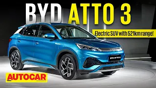 2022 BYD Atto 3 - New electric SUV with 521km range! | Walkaround | Autocar India