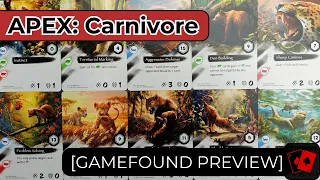 Gamefound Preview | APEX: Carnivore