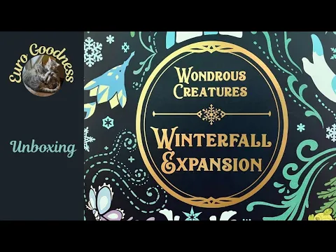 Wondrous Creatures Winterfall Expansion Board Game Unboxing