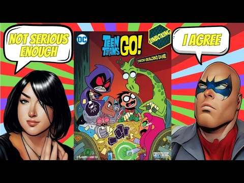 Teen Titans Go! The DC Deck-Building Game Stand Alone Expansion - A Boardgamechuck Unboxing