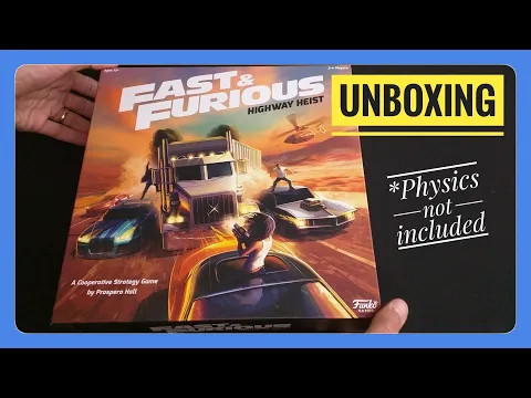 Fast & Furious Highway Heist Board Game [Unboxing] In-Depth