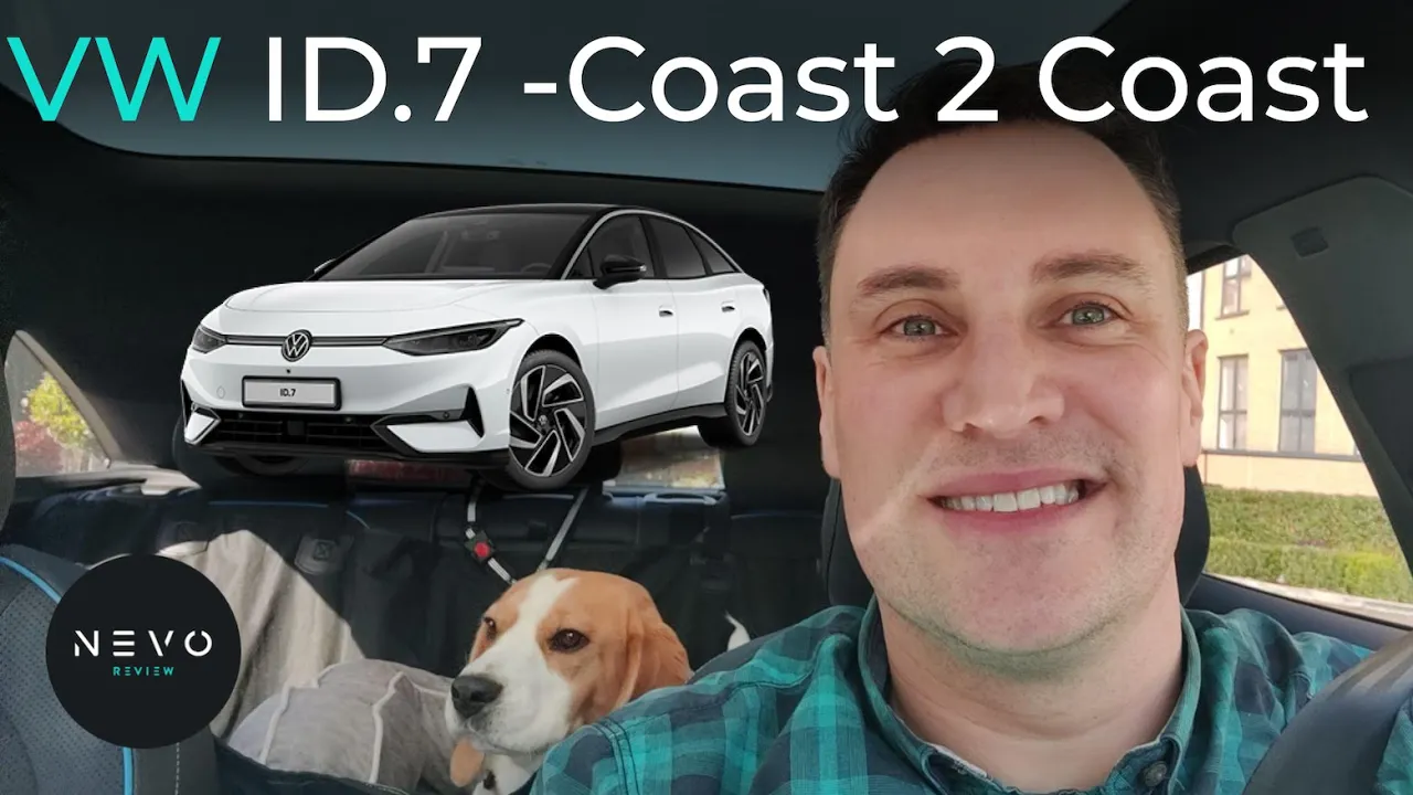 VW ID.7 Coast to Coast (to Coast) Range Test