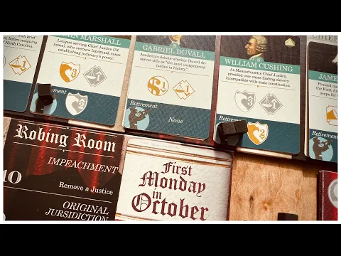 First Monday in October Gameplay Demo | Board Historical Game | Fort Circle Games