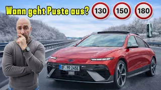 Fahren wie den Verbrenner im Winter | 130-180km/h | 2Grad + Ladezeiten