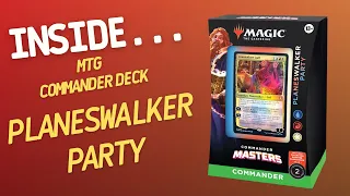 Inside…Commander Masters Deck: PLANESWALKER PARTY (4K60fps)