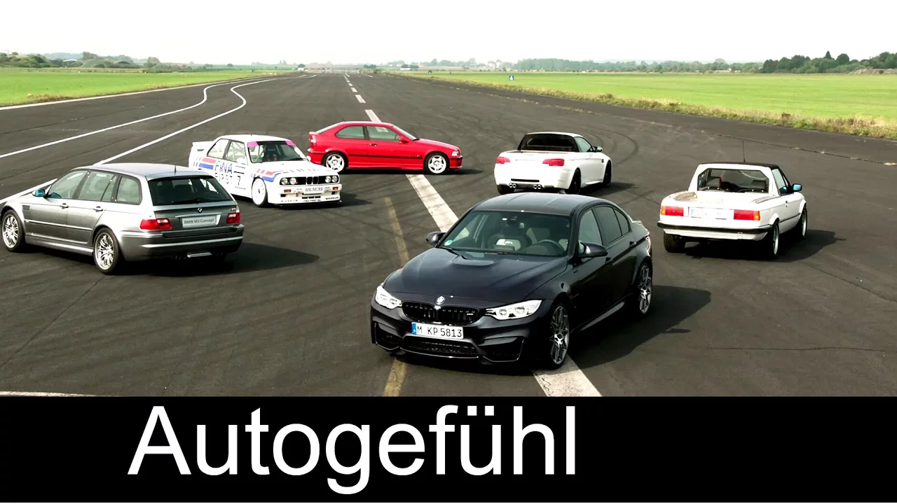 30 Years of BMW M3 Driving and Statics of ALL Generations - Autogefühl