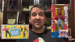 Tyler Dunbar talks about Do the Urkel board game and Urkel doll that actually exist