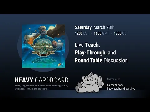 Nemo's War Solo Teaching, Play-through, & Round table by Heavy Cardboard