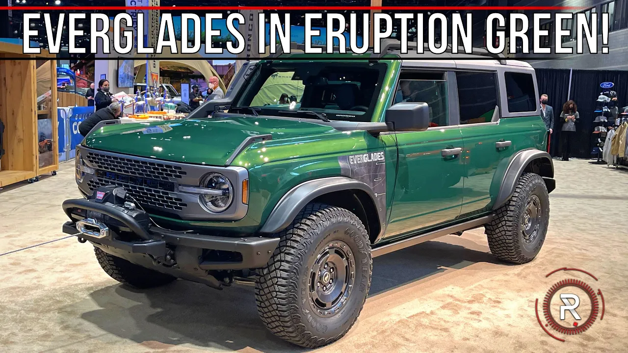 The 2022 Ford Bronco Everglades Is An Even More Capable Sasquatch Bronco