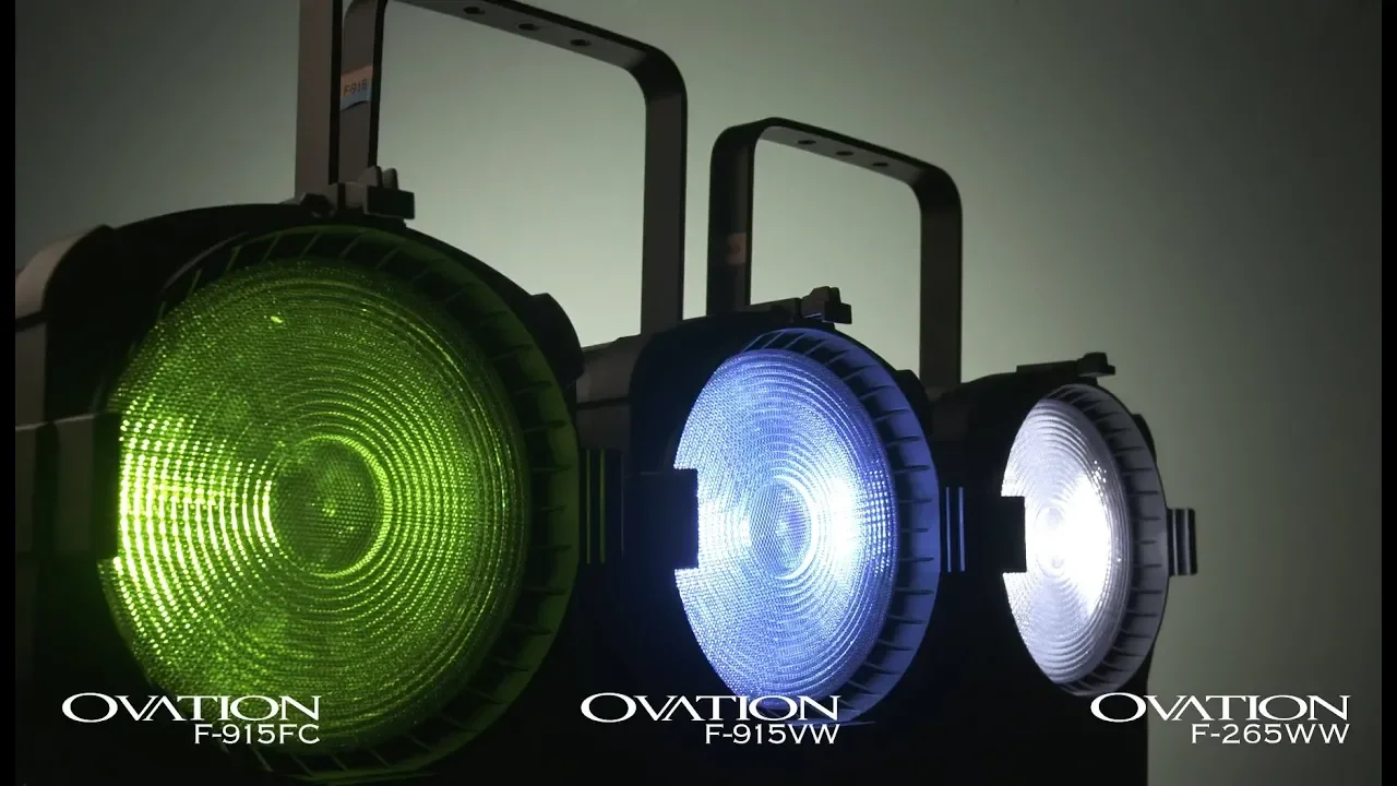 Product video thumbnail for Chauvet Ovation F265WW Fresnel LED Light
